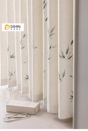 DIHIN HOME Pastoral LeavesPrinted,Blackout Grommet Window Curtain for Living Room ,52x63-inch,1 Panel Roman Shades Curtains Window Blinds custom curtains blackout curtains curtains for living room sheer curtains curtain fabric linen curtains kitchen curtains velvet curtains pinch pleat curtains bay window curtains outdoor curtains pleated curtains floral curtains dining room curtains kitchen valances drapes for bedroom patio curtains nursery curtains grommet curtains