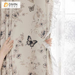DIHIN HOME Pastoral Little Butterfly Printed,Blackout Grommet Window Curtain Customized Curtain Drapes for Living Room Roman Shades Curtains Window Blinds custom curtains blackout curtains curtains for living room sheer curtains curtain fabric linen curtains kitchen curtains velvet curtains pinch pleat curtains bay window curtains outdoor curtains pleated curtains floral curtains dining room curtains kitchen valances drapes for bedroom patio curtains nursery curtains grommet curtains