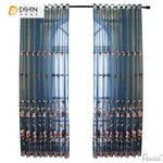 DIHIN HOME Pastoral Luxury Flowers Embroidered,Grommet Window Sheer Curtain for Living Room ,52x63-inch,1 Panel Roman Shades Curtains Window Blinds custom curtains blackout curtains curtains for living room sheer curtains curtain fabric linen curtains kitchen curtains velvet curtains pinch pleat curtains bay window curtains outdoor curtains pleated curtains floral curtains dining room curtains kitchen valances drapes for bedroom patio curtains nursery curtains grommet curtains