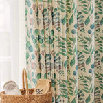 DIHIN HOME Pastoral Natural Leaves Printed,Blackout Grommet Window Curtain for Living Room,52x63-inch,1 Panel Roman Shades Curtains Window Blinds custom curtains blackout curtains curtains for living room sheer curtains curtain fabric linen curtains kitchen curtains velvet curtains pinch pleat curtains bay window curtains outdoor curtains pleated curtains floral curtains dining room curtains kitchen valances drapes for bedroom patio curtains nursery curtains grommet curtains