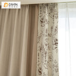 DIHIN HOME Pastoral Natural Plants Printed,Grommet Window Curtain for Living Room,52x63-inch,1 Panel Roman Shades Curtains Window Blinds custom curtains blackout curtains curtains for living room sheer curtains curtain fabric linen curtains kitchen curtains velvet curtains pinch pleat curtains bay window curtains outdoor curtains pleated curtains floral curtains dining room curtains kitchen valances drapes for bedroom patio curtains nursery curtains grommet curtains