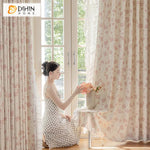 DIHIN HOME Pastoral Pink Flowers Printed,Blackout Grommet Window Curtain Customized Curtain Drapes for Living Room Roman Shades Curtains Window Blinds custom curtains blackout curtains curtains for living room sheer curtains curtain fabric linen curtains kitchen curtains velvet curtains pinch pleat curtains bay window curtains outdoor curtains pleated curtains floral curtains dining room curtains kitchen valances drapes for bedroom patio curtains nursery curtains grommet curtains