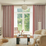 DIHIN HOME Pastoral Pink Leaves Printed,Blackout Grommet Window Curtain Customized Curtain Drapes for Living Room Roman Shades Curtains Window Blinds custom curtains blackout curtains curtains for living room sheer curtains curtain fabric linen curtains kitchen curtains velvet curtains pinch pleat curtains bay window curtains outdoor curtains pleated curtains floral curtains dining room curtains kitchen valances drapes for bedroom patio curtains nursery curtains grommet curtains