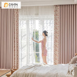 DIHIN HOME Pastoral Pink Printed,Grommet Window Curtain for Living Room,52x63-inch,1 Panel Roman Shades Curtains Window Blinds custom curtains blackout curtains curtains for living room sheer curtains curtain fabric linen curtains kitchen curtains velvet curtains pinch pleat curtains bay window curtains outdoor curtains pleated curtains floral curtains dining room curtains kitchen valances drapes for bedroom patio curtains nursery curtains grommet curtains