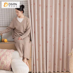 DIHIN HOME Pastoral Pink Small Flowers Printed,Blackout Grommet Window Curtain for Living Room Roman Shades Curtains Window Blinds custom curtains blackout curtains curtains for living room sheer curtains curtain fabric linen curtains kitchen curtains velvet curtains pinch pleat curtains bay window curtains outdoor curtains pleated curtains floral curtains dining room curtains kitchen valances drapes for bedroom patio curtains nursery curtains grommet curtains