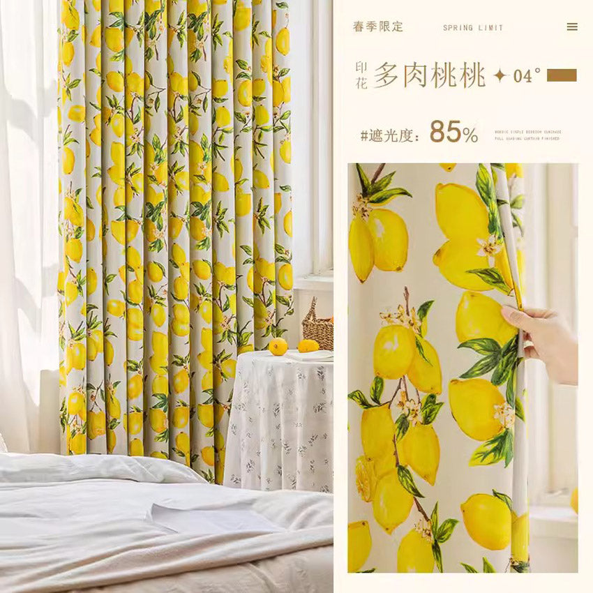DIHIN HOME Pastoral Printed,Blackout Grommet Window Curtain for Living Room,P020 Roman Shades Curtains Window Blinds custom curtains blackout curtains curtains for living room sheer curtains curtain fabric linen curtains kitchen curtains velvet curtains pinch pleat curtains bay window curtains outdoor curtains pleated curtains floral curtains dining room curtains kitchen valances drapes for bedroom patio curtains nursery curtains grommet curtains