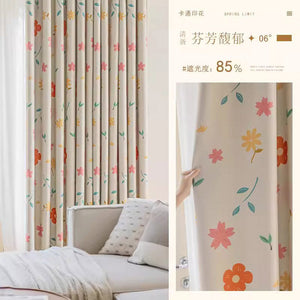 DIHIN HOME Pastoral Printed,Blackout Grommet Window Curtain for Living Room,P034 Roman Shades Curtains Window Blinds custom curtains blackout curtains curtains for living room sheer curtains curtain fabric linen curtains kitchen curtains velvet curtains pinch pleat curtains bay window curtains outdoor curtains pleated curtains floral curtains dining room curtains kitchen valances drapes for bedroom patio curtains nursery curtains grommet curtains