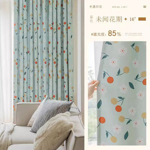 DIHIN HOME Pastoral Printed,Blackout Grommet Window Curtain for Living Room,P042 Roman Shades Curtains Window Blinds custom curtains blackout curtains curtains for living room sheer curtains curtain fabric linen curtains kitchen curtains velvet curtains pinch pleat curtains bay window curtains outdoor curtains pleated curtains floral curtains dining room curtains kitchen valances drapes for bedroom patio curtains nursery curtains grommet curtains
