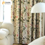 DIHIN HOME Pastoral Printed,Grommet Window Curtain for Living Room,52x63-inch,1 Panel Roman Shades Curtains Window Blinds custom curtains blackout curtains curtains for living room sheer curtains curtain fabric linen curtains kitchen curtains velvet curtains pinch pleat curtains bay window curtains outdoor curtains pleated curtains floral curtains dining room curtains kitchen valances drapes for bedroom patio curtains nursery curtains grommet curtains