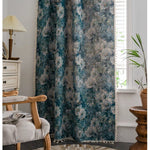 DIHIN HOME Pastoral Retro Abstract Flowers Printed,Blackout Grommet Window Curtain for Living Room ,52x63-inch,1 Panel Roman Shades Curtains Window Blinds custom curtains blackout curtains curtains for living room sheer curtains curtain fabric linen curtains kitchen curtains velvet curtains pinch pleat curtains bay window curtains outdoor curtains pleated curtains floral curtains dining room curtains kitchen valances drapes for bedroom patio curtains nursery curtains grommet curtains