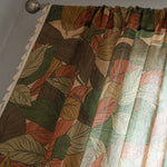 DIHIN HOME Pastoral Retro Big Leaves Printed,Blackout Grommet Window Curtain for Living Room ,52x63-inch,1 Panel Roman Shades Curtains Window Blinds custom curtains blackout curtains curtains for living room sheer curtains curtain fabric linen curtains kitchen curtains velvet curtains pinch pleat curtains bay window curtains outdoor curtains pleated curtains floral curtains dining room curtains kitchen valances drapes for bedroom patio curtains nursery curtains grommet curtains