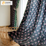 DIHIN HOME Pastoral Retro Cotton Linen Fabric Printed,Half Blackout Grommet Window Curtain for Living Room ,52x63-inch,1 Panel Roman Shades Curtains Window Blinds custom curtains blackout curtains curtains for living room sheer curtains curtain fabric linen curtains kitchen curtains velvet curtains pinch pleat curtains bay window curtains outdoor curtains pleated curtains floral curtains dining room curtains kitchen valances drapes for bedroom patio curtains nursery curtains grommet curtains