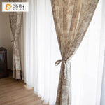 DIHIN HOME Pastoral Retro Landscapes Cotton Linen Fabric Printed,Half Blackout Grommet Window Curtain for Living Room ,52x63-inch,1 Panel Roman Shades Curtains Window Blinds custom curtains blackout curtains curtains for living room sheer curtains curtain fabric linen curtains kitchen curtains velvet curtains pinch pleat curtains bay window curtains outdoor curtains pleated curtains floral curtains dining room curtains kitchen valances drapes for bedroom patio curtains nursery curtains grommet curtains