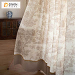 DIHIN HOME Pastoral Retro Landscapes Cotton Linen Fabric Printed,Half Blackout Grommet Window Curtain for Living Room ,52x63-inch,1 Panel Roman Shades Curtains Window Blinds custom curtains blackout curtains curtains for living room sheer curtains curtain fabric linen curtains kitchen curtains velvet curtains pinch pleat curtains bay window curtains outdoor curtains pleated curtains floral curtains dining room curtains kitchen valances drapes for bedroom patio curtains nursery curtains grommet curtains