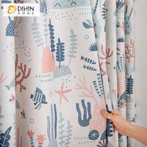 DIHIN HOME Pastoral Trees Printed,Grommet Window Curtain for Living Room,Customzied Curtains Roman Shades Curtains Window Blinds custom curtains blackout curtains curtains for living room sheer curtains curtain fabric linen curtains kitchen curtains velvet curtains pinch pleat curtains bay window curtains outdoor curtains pleated curtains floral curtains dining room curtains kitchen valances drapes for bedroom patio curtains nursery curtains grommet curtains