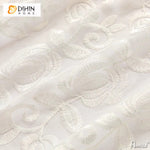 DIHIN HOME Pastoral White Embroidered,Grommet Window Sheer Curtain for Living Room ,52x63-inch,1 Panel Roman Shades Curtains Window Blinds custom curtains blackout curtains curtains for living room sheer curtains curtain fabric linen curtains kitchen curtains velvet curtains pinch pleat curtains bay window curtains outdoor curtains pleated curtains floral curtains dining room curtains kitchen valances drapes for bedroom patio curtains nursery curtains grommet curtains