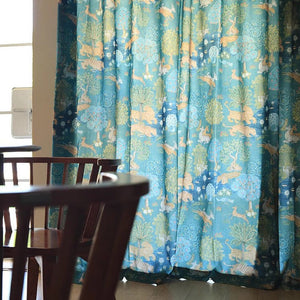 DIHIN HOME Retro Forest Animals Printed,Blackout Grommet Window Curtain for Living Room ,52x63-inch,1 Panel Roman Shades Curtains Window Blinds custom curtains blackout curtains curtains for living room sheer curtains curtain fabric linen curtains kitchen curtains velvet curtains pinch pleat curtains bay window curtains outdoor curtains pleated curtains floral curtains dining room curtains kitchen valances drapes for bedroom patio curtains nursery curtains grommet curtains