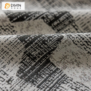 DIHIN HOME Retro Modern Geometric Jacquard,Blackout Grommet Window Curtain for Living Room,52x63-inch,1 Panel Roman Shades Curtains Window Blinds custom curtains blackout curtains curtains for living room sheer curtains curtain fabric linen curtains kitchen curtains velvet curtains pinch pleat curtains bay window curtains outdoor curtains pleated curtains floral curtains dining room curtains kitchen valances drapes for bedroom patio curtains nursery curtains grommet curtains