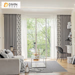 DIHIN HOME Retro Modern Geometric Jacquard,Blackout Grommet Window Curtain for Living Room,52x63-inch,1 Panel Roman Shades Curtains Window Blinds custom curtains blackout curtains curtains for living room sheer curtains curtain fabric linen curtains kitchen curtains velvet curtains pinch pleat curtains bay window curtains outdoor curtains pleated curtains floral curtains dining room curtains kitchen valances drapes for bedroom patio curtains nursery curtains grommet curtains