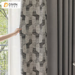 DIHIN HOME Retro Modern Geometric Jacquard,Blackout Grommet Window Curtain for Living Room,52x63-inch,1 Panel Roman Shades Curtains Window Blinds custom curtains blackout curtains curtains for living room sheer curtains curtain fabric linen curtains kitchen curtains velvet curtains pinch pleat curtains bay window curtains outdoor curtains pleated curtains floral curtains dining room curtains kitchen valances drapes for bedroom patio curtains nursery curtains grommet curtains