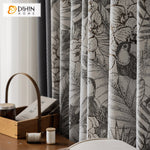 DIHIN HOME Retro Pastoral Flowers Jacquard,Blackout Grommet Window Curtain for Living Room,52x63-inch,1 Panel Roman Shades Curtains Window Blinds custom curtains blackout curtains curtains for living room sheer curtains curtain fabric linen curtains kitchen curtains velvet curtains pinch pleat curtains bay window curtains outdoor curtains pleated curtains floral curtains dining room curtains kitchen valances drapes for bedroom patio curtains nursery curtains grommet curtains