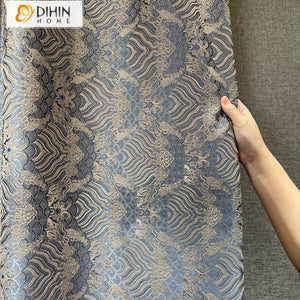 DIHINHOME Home Textile European Curtain Copy of DIHIN HOME American High Precision Printed,Grommet Window Curtain for Living Room