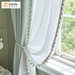 DIHINHOME Home Textile European Curtain DIHIN HOME European High Quality Fabric,Blackout Grommet Window Curtain For Living Room ,52x63-inch,1  Panel