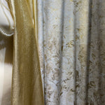 DIHINHOME Home Textile European Curtain DIHIN HOME European Jacquard Curtains,Blackout Curtains Grommet Window Curtain for Living Room ,52x84-inch,1 Panel