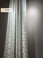 DIHINHOME Home Textile European Curtain DIHIN HOME European Luxury High Precision Abstract Jacquard,Grommet Window Curtain for Living Room