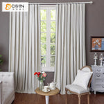 DIHINHOME Home Textile European Curtain DIHIN HOME European Luxury Velevet Fabric Cream White Color,Grommet Window Curtain for Living Room,Customzied Curtains