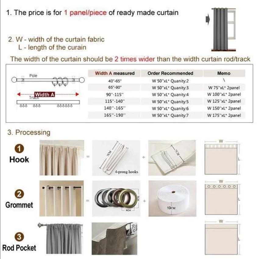 DIHINHOME Home Textile European Curtain Copy of DIHIN HOME Luxury High Precision Beige Color,Grommet Window Curtain for Living Room