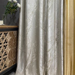 DIHINHOME Home Textile European Curtain DIHIN HOME Luxury High Precision Jaquard,Grommet Window Curtain for Living Room