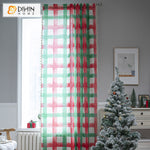 DIHINHOME Home Textile Kid's Curtain DIHIN HOME Cartoon Colorful Printed Curtains,Half Blackout Grommet Window Curtain for Living Room ,52x63-inch,1 Panel