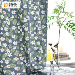 DIHINHOME Home Textile Modern Curtain Copy of DIHIN HOME Neat Triangle Printed,Blackout Grommet Window Curtain for Living Room ,52x63-inch,1 Panel
