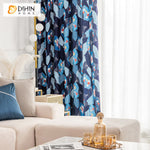 DIHINHOME Home Textile Modern Curtain DIHIN HOME Japanese Fans Printed,Blackout Grommet Window Curtain for Living Room ,52x63-inch,1 Panel