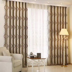 DIHINHOME Home Textile Modern Curtain DIHIN HOME Modern Abstract Striped,Blackout Grommet Window Curtain for Living Room,1 Panel