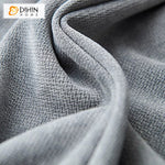 DIHINHOME Home Textile Modern Curtain DIHIN HOME Modern Cotton Linen Grey Color,Grommet Window Curtain for Living Room,Customzied Curtains