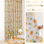 DIHINHOME Home Textile Modern Curtain DIHIN HOME Pastoral Printed,Blackout Grommet Window Curtain for Living Room,P015