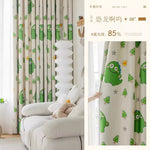 DIHINHOME Home Textile Modern Curtain DIHIN HOME Pastoral Printed,Blackout Grommet Window Curtain for Living Room,P038