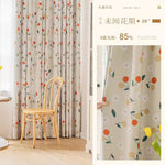 DIHINHOME Home Textile Modern Curtain DIHIN HOME Pastoral Printed,Blackout Grommet Window Curtain for Living Room,P051