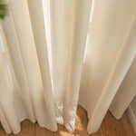 DIHINHOME Home Textile Sheer Curtain DIHIN HOME Modern Jacquard,Grommet Window Sheer Curtain for Living Room ,52x63-inch,1 Panel