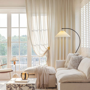 DIHINHOME Home Textile Sheer Curtain DIHIN HOME Modern Luxury Fabrics,Blackout Grommet Window Sheer Curtain for Living Room,52x63-inch,1 Panel