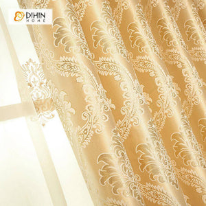 (Custom Order )DIHIN HOME Beige Noble Elegant Embroidered Valance ,Blackout Curtains Grommet Window Curtain for Living Room Roman Shades Curtains Window Blinds custom curtains blackout curtains curtains for living room sheer curtains curtain fabric linen curtains kitchen curtains velvet curtains pinch pleat curtains bay window curtains outdoor curtains pleated curtains floral curtains dining room curtains kitchen valances drapes for bedroom patio curtains nursery curtains grommet curtains