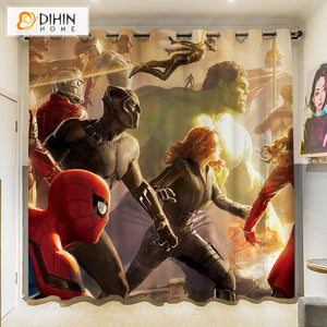 DIHIN HOME 3D Cartoon Printed High Blackout Curtains,Window Curtains Grommet Curtain For Living Room,1 Panel Included,DH045 Roman Shades Curtains Window Blinds custom curtains blackout curtains curtains for living room sheer curtains curtain fabric linen curtains kitchen curtains velvet curtains pinch pleat curtains bay window curtains outdoor curtains pleated curtains floral curtains dining room curtains kitchen valances drapes for bedroom patio curtains nursery curtains grommet curtains