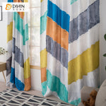 DIHIN HOME 3D Printed Abstract Colored Striped Lines Blackout Curtains,Window Curtains Grommet Curtain For Living Room ,39x102-inch,2 Panels Included Roman Shades Curtains Window Blinds custom curtains blackout curtains curtains for living room sheer curtains curtain fabric linen curtains kitchen curtains velvet curtains pinch pleat curtains bay window curtains outdoor curtains pleated curtains floral curtains dining room curtains kitchen valances drapes for bedroom patio curtains nursery curtains grommet c