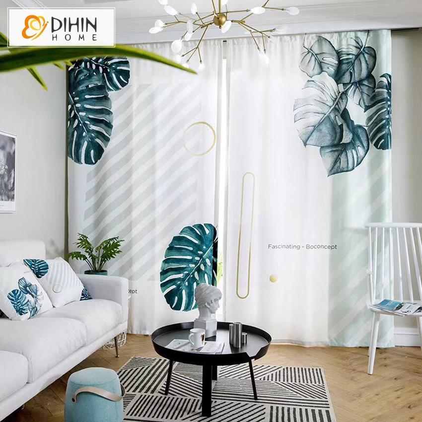DIHIN HOME 3D Printed Banana Tree Blackout Curtains,Window Curtains Grommet Curtain For Living Room ,39x102-inch,2 Panels Included Roman Shades Curtains Window Blinds custom curtains blackout curtains curtains for living room sheer curtains curtain fabric linen curtains kitchen curtains velvet curtains pinch pleat curtains bay window curtains outdoor curtains pleated curtains floral curtains dining room curtains kitchen valances drapes for bedroom patio curtains nursery curtains grommet curtains