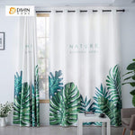 DIHIN HOME 3D Printed Big Natural Leaves Blackout Curtains ,Window Curtains Grommet Curtain For Living Room ,39x102-inch,2 Panels Included Roman Shades Curtains Window Blinds custom curtains blackout curtains curtains for living room sheer curtains curtain fabric linen curtains kitchen curtains velvet curtains pinch pleat curtains bay window curtains outdoor curtains pleated curtains floral curtains dining room curtains kitchen valances drapes for bedroom patio curtains nursery curtains grommet curtains