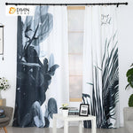 DIHIN HOME 3D Printed Black Leaves Blackout Curtains ,Window Curtains Grommet Curtain For Living Room ,39x102-inch,2 Panels Included Roman Shades Curtains Window Blinds custom curtains blackout curtains curtains for living room sheer curtains curtain fabric linen curtains kitchen curtains velvet curtains pinch pleat curtains bay window curtains outdoor curtains pleated curtains floral curtains dining room curtains kitchen valances drapes for bedroom patio curtains nursery curtains grommet curtains
