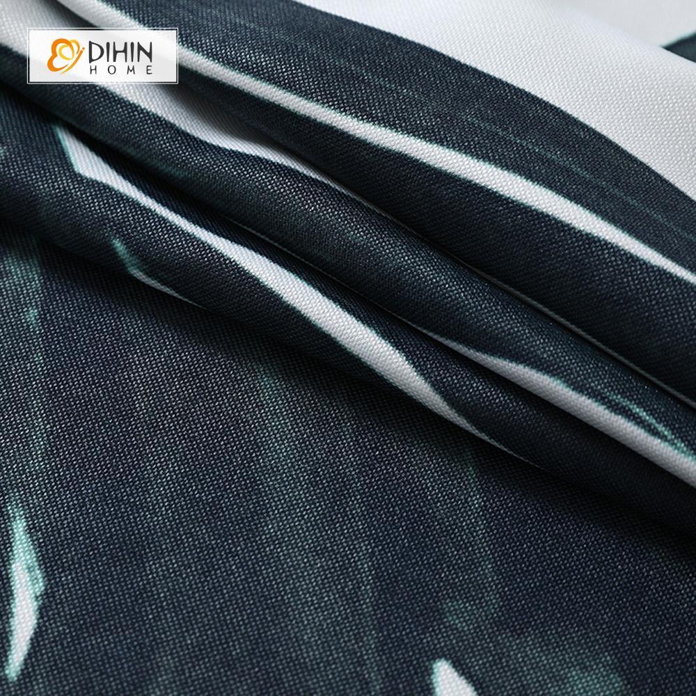 DIHIN HOME 3D Printed Black Leaves Blackout Curtains ,Window Curtains Grommet Curtain For Living Room ,39x102-inch,2 Panels Included Roman Shades Curtains Window Blinds custom curtains blackout curtains curtains for living room sheer curtains curtain fabric linen curtains kitchen curtains velvet curtains pinch pleat curtains bay window curtains outdoor curtains pleated curtains floral curtains dining room curtains kitchen valances drapes for bedroom patio curtains nursery curtains grommet curtains
