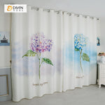 DIHIN HOME 3D Printed Blue and Purple Flowers Blackout Curtains ,Window Curtains Grommet Curtain For Living Room ,39x102-inch,2 Panels Included Roman Shades Window Curtains Curtains Window Blinds Curtains Drapes linen drapery curtains and drapes windows drapes custom curtains blackout curtains curtains for living room window shades sheer curtains curtain fabric window treatments custom drapery